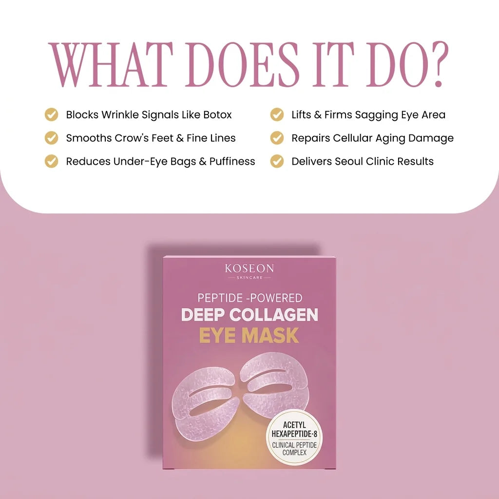Peptide-Powered Deep Collagen Eye Mask