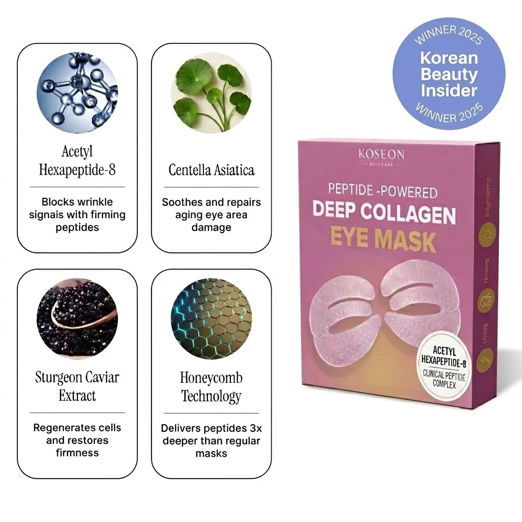 Peptide-Powered Deep Collagen Eye Mask